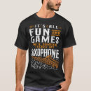 Search for saxophone tshirts All