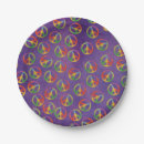 Search for peace sign paper plates Rainbow