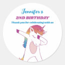 Search for unicorn birthday stickers Kids birthday party