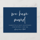 Search for we have moved postcards Change of address