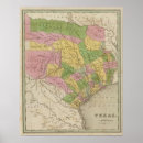 Search for texas counties map posters Full