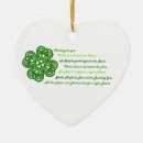 Search for irish blessing ornaments St patricks day