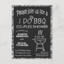 Search for couples shower postcards Chalkboard