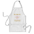 Search for bride and groom aprons Just married