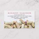 Search for cork business cards Wine