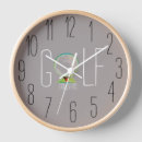 Search for golf clocks Wall