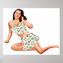 Search for 50s pin up girl posters cute
