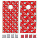 Search for metal cornhole sets Red