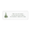 Search for watercolor return address labels Tree