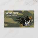 Search for hunting business cards Hunter
