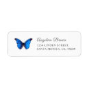 Search for butterfly return address labels Cute