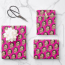 Search for funny wrapping paper Face