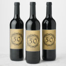 Search for 50th anniversary wine labels Elegant