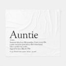 Search for aunt blankets Fun