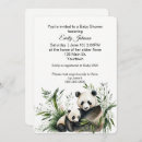 Search for panda baby shower invitations Wildlife