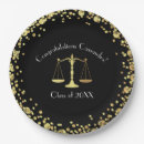 Search for graduation party plates Black
