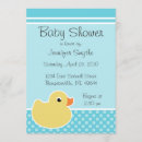 Search for rubber ducky baby shower invitations Dots