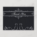 Search for black cat thank you postcards Kitty