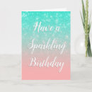Search for mint birthday cards Glitter