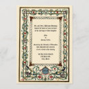 Search for medieval wedding invitations Floral
