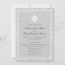Search for fleur de lis wedding invitations Lily
