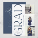 Search for navy graduation invitations Typography