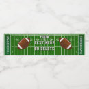 Search for football water bottle labels for kids