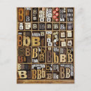 Search for letterpress postcards In a row
