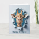 Search for funny giraffe birthday cards Cute