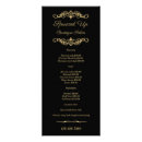 Search for hair salon menu rack cards Gold