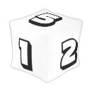 Search for dice poufs White