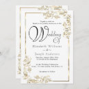 Search for gold frame wedding invitations Modern