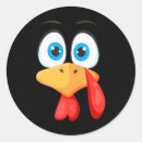 Search for turkey face stickers Thanksgiving