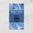 Search for voice over business cards Musician