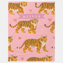 Search for pink tiger blankets Cute