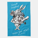 Search for alice in wonderland kitchen towels John tenniel