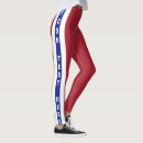 Search for side stripe leggings Red