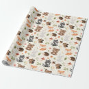 Search for neutral wrapping paper Forest animals