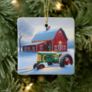 Search for red tractor ornaments Agriculture