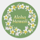 Search for hawaiian plumeria stickers Aloha