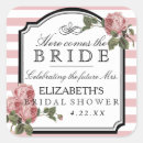 Search for here comes the bride stickers Chic