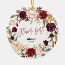 Search for flower girl ornaments For her