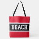 Search for black and white stripes tote bags Beach