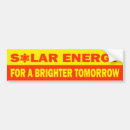 Search for solar power bumper stickers Green