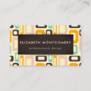 Search for mid century business cards Space age