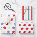 Search for red white and blue wrapping paper Stars and stripes