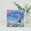 Search for whale birthday invitations Boys