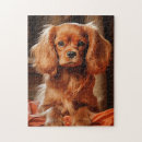 Search for cavalier king charles spaniel puzzles Puppy