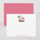Search for flamingo note cards Watercolor