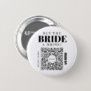 Search for bachelorette party buttons bride